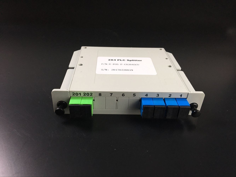 Cassete SC/UPC 2x4 PLC Splitter
